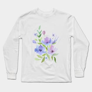 Floral watercolor Long Sleeve T-Shirt